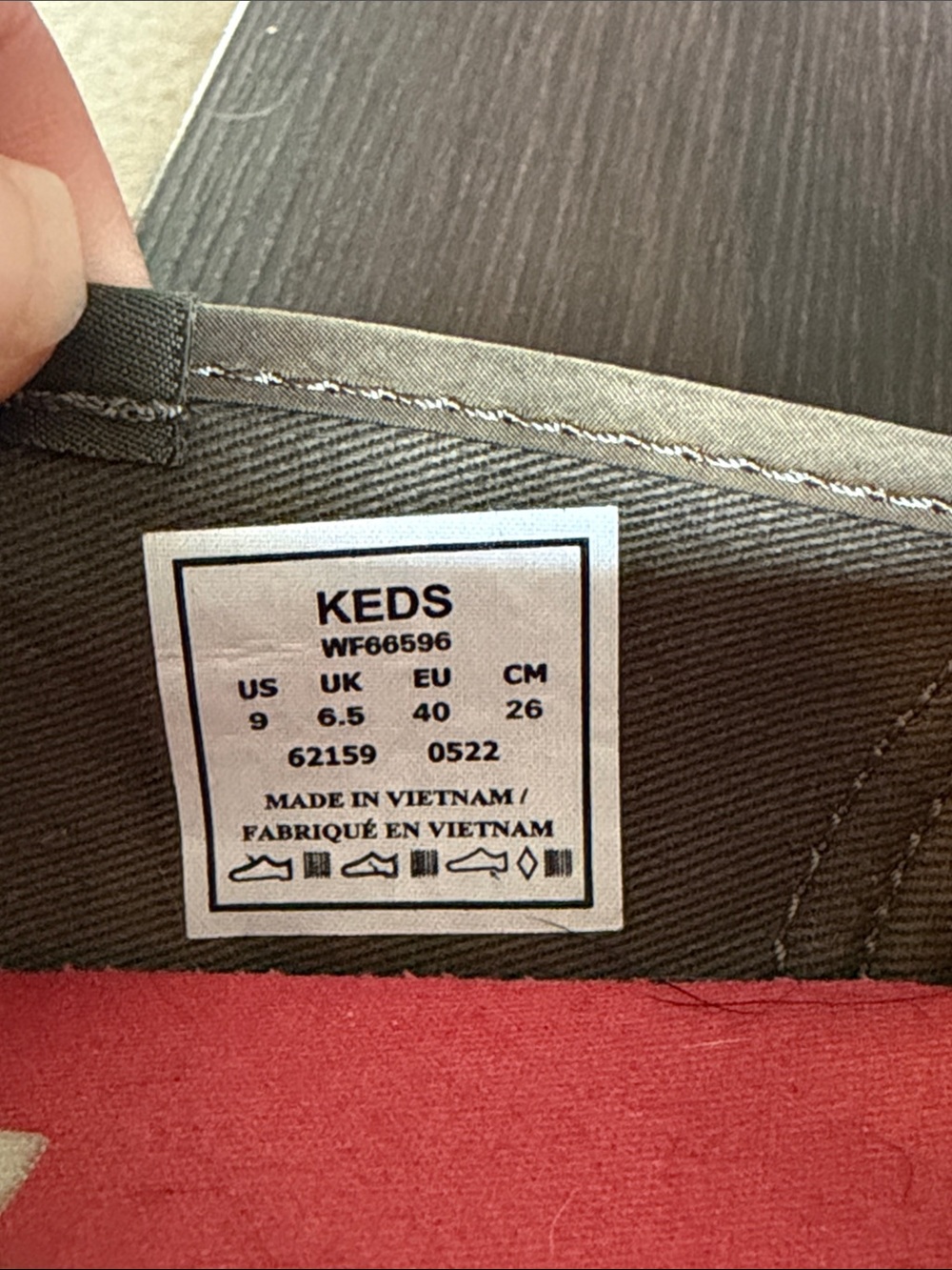 Keds Olive Quilted Slip-On Flats with Pink Insole - Picture 3 of 6